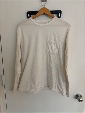 Rag and Bone Men's Long-Sleeve Pocket Crewneck Shirt